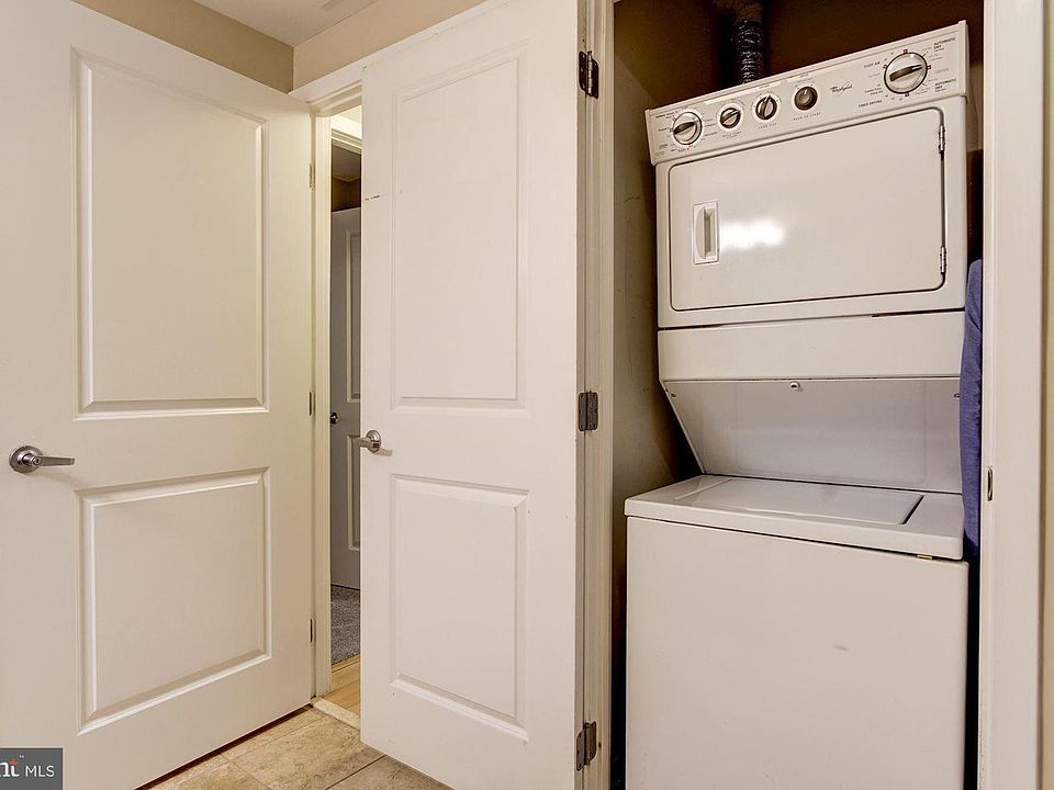 In-unit washer and dryer. It's in the secondary bathroom.