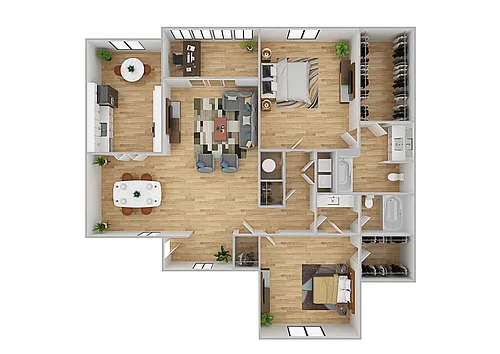 Floor plan Redwood | Renovated