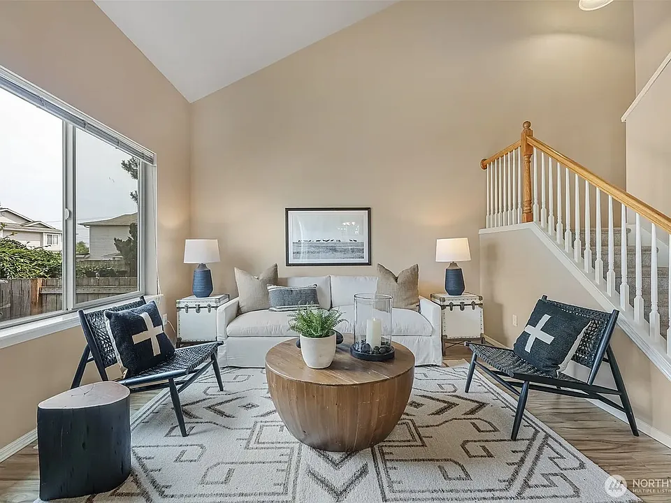 Vaulted Ceiling Living Room