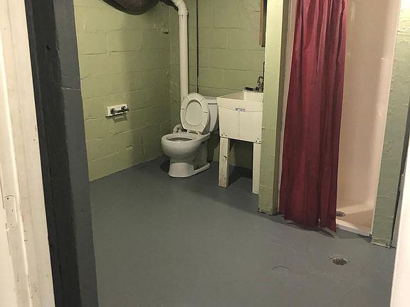 Basement bathroom