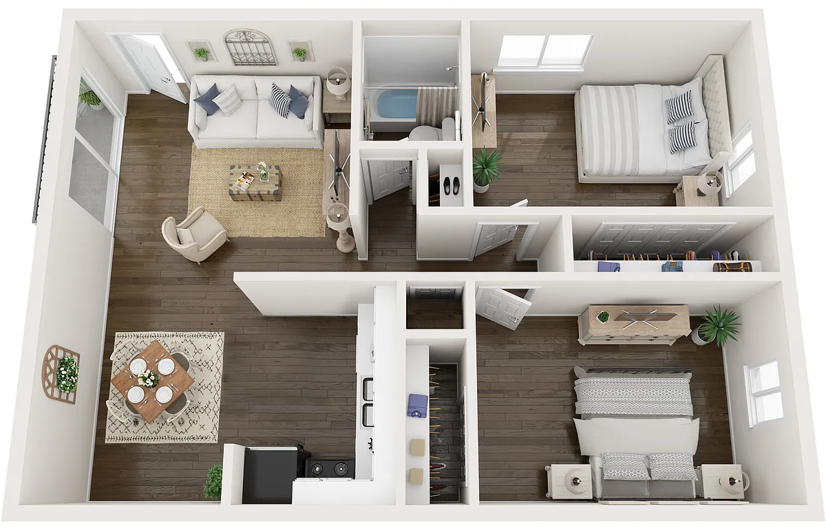 Floor plan The Coleman - Renovated
