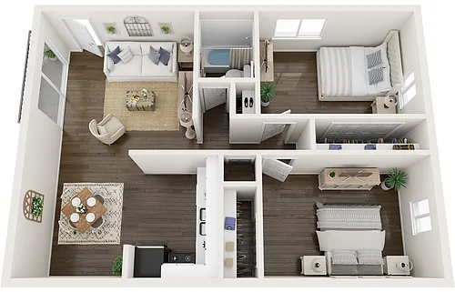 Floor plan The Coleman - Renovated