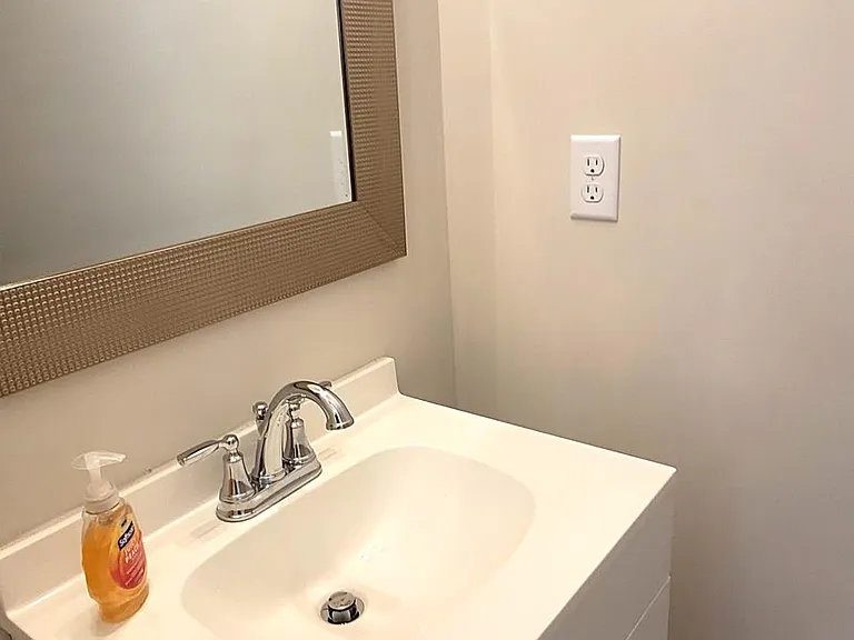 Downstairs, half bath