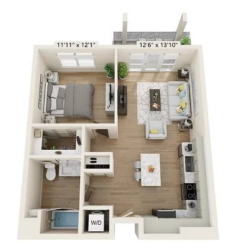 Floor plan A1A
