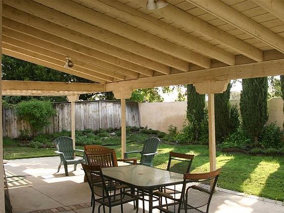 Covered Patio in Backyard