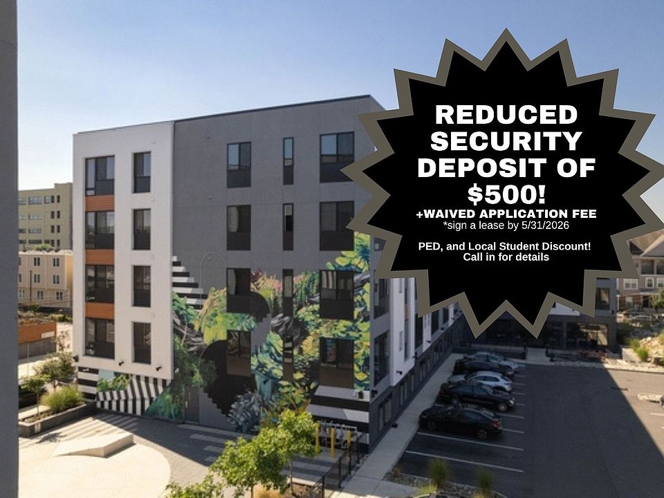 Elevate your living at The Hub, where modern design meets affordability. Enjoy a reduced security deposit of just $500 with approved applications. Don't miss out on this limited-time offerschedule your tour today!