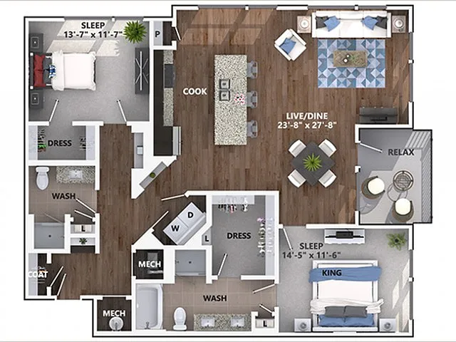 Floor plan C7