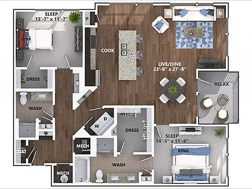 Floor plan C7