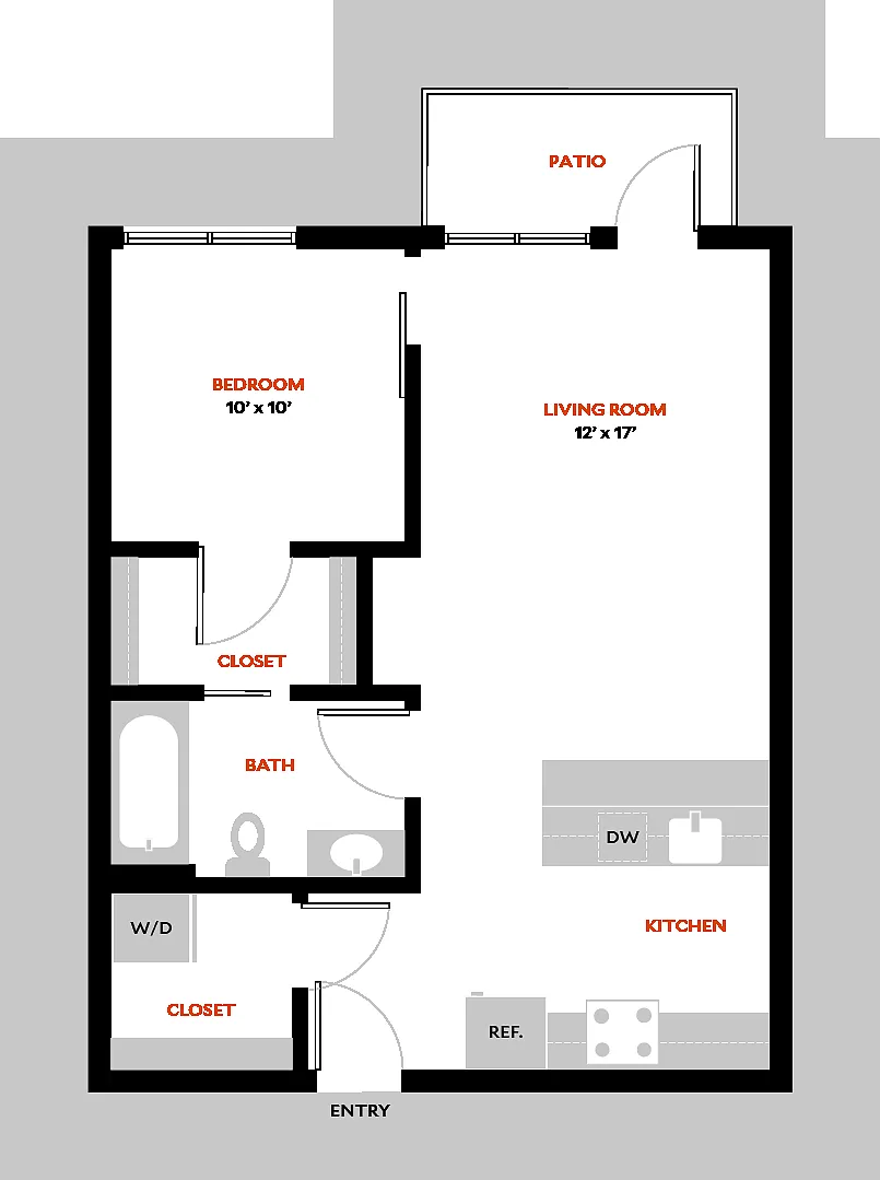 Floor plan 1M