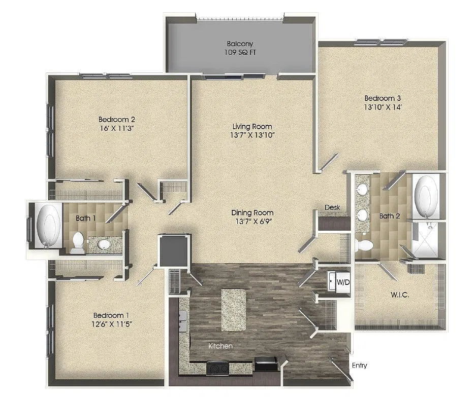 Floor plan C1