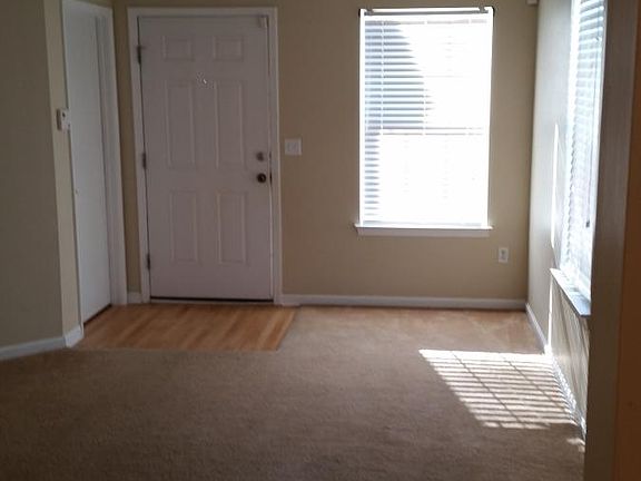 living area to entrance door