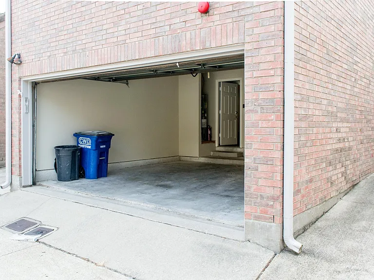 Looking southwest at Garage