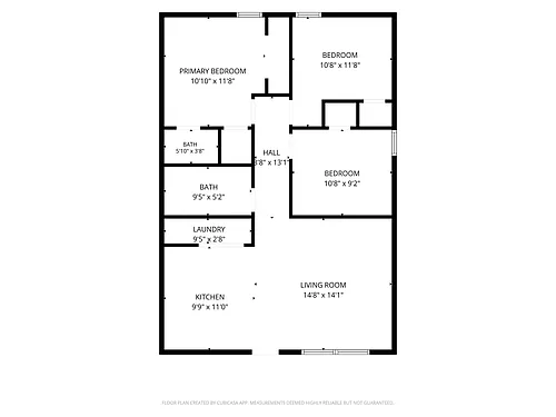 Floor plan Three Bedroom 50