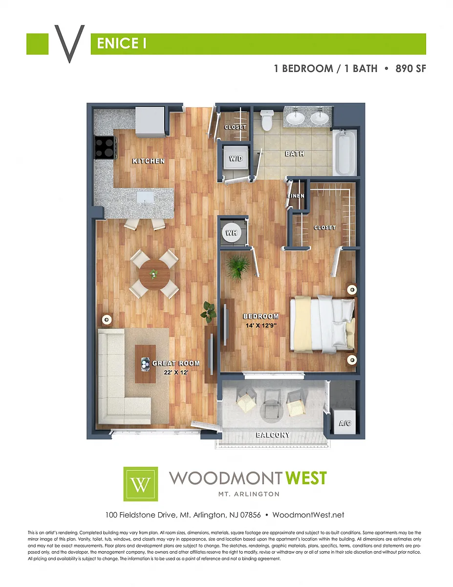Floor plan Venice I