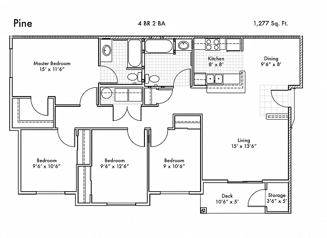 Floor plan Pine
