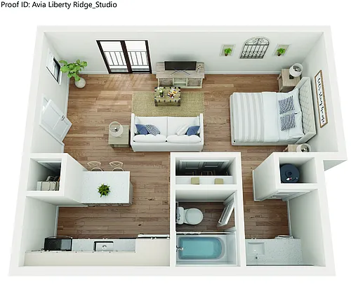 Floor plan Studio