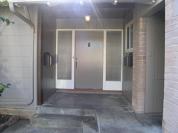 Front entry.