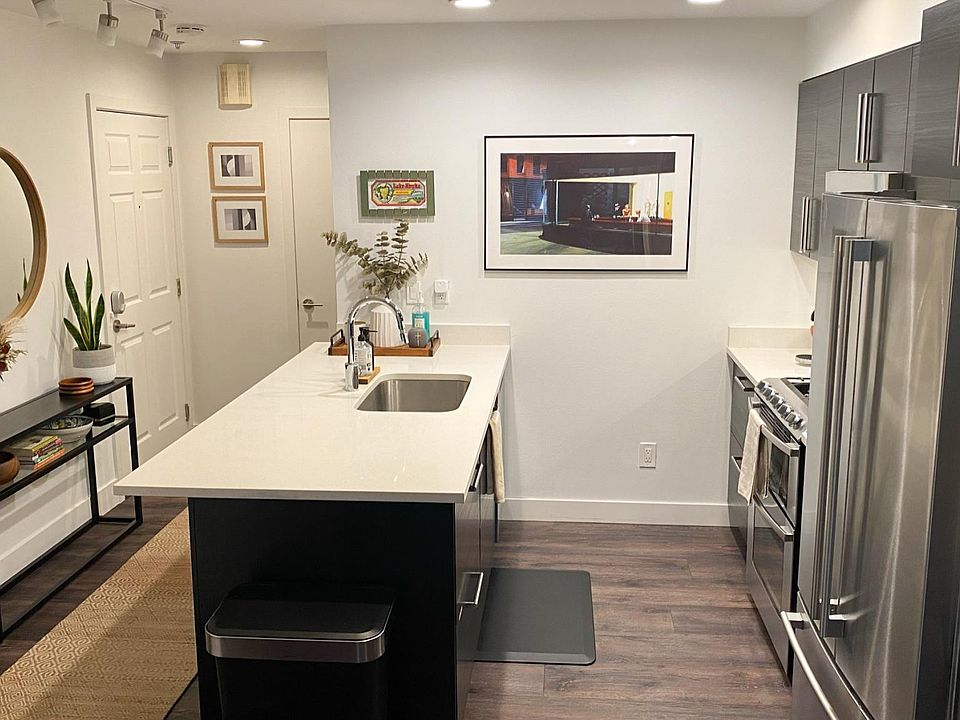 Kitchen + Entry (view of door to the laundry room/pantry)