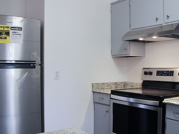 Kitchen with new appliances 