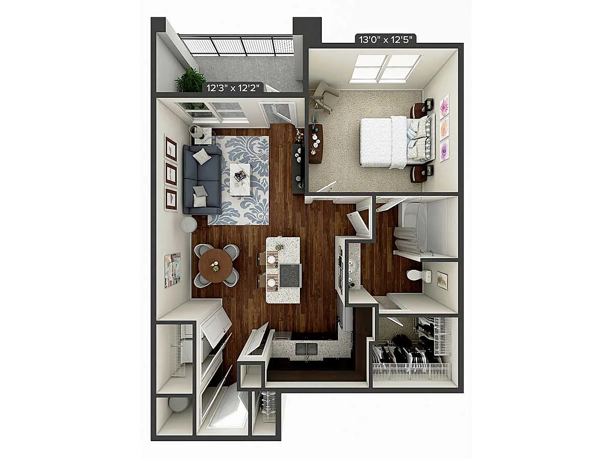 Floor plan A2-2-700