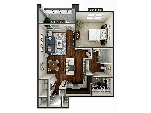 Floor plan A2-2-700