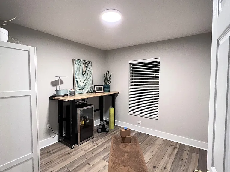 Bedroom/Office# 2 with LVP Flooring