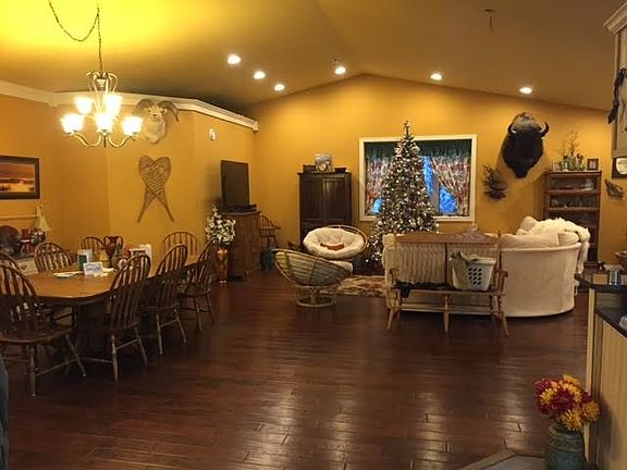 Living room, dining room