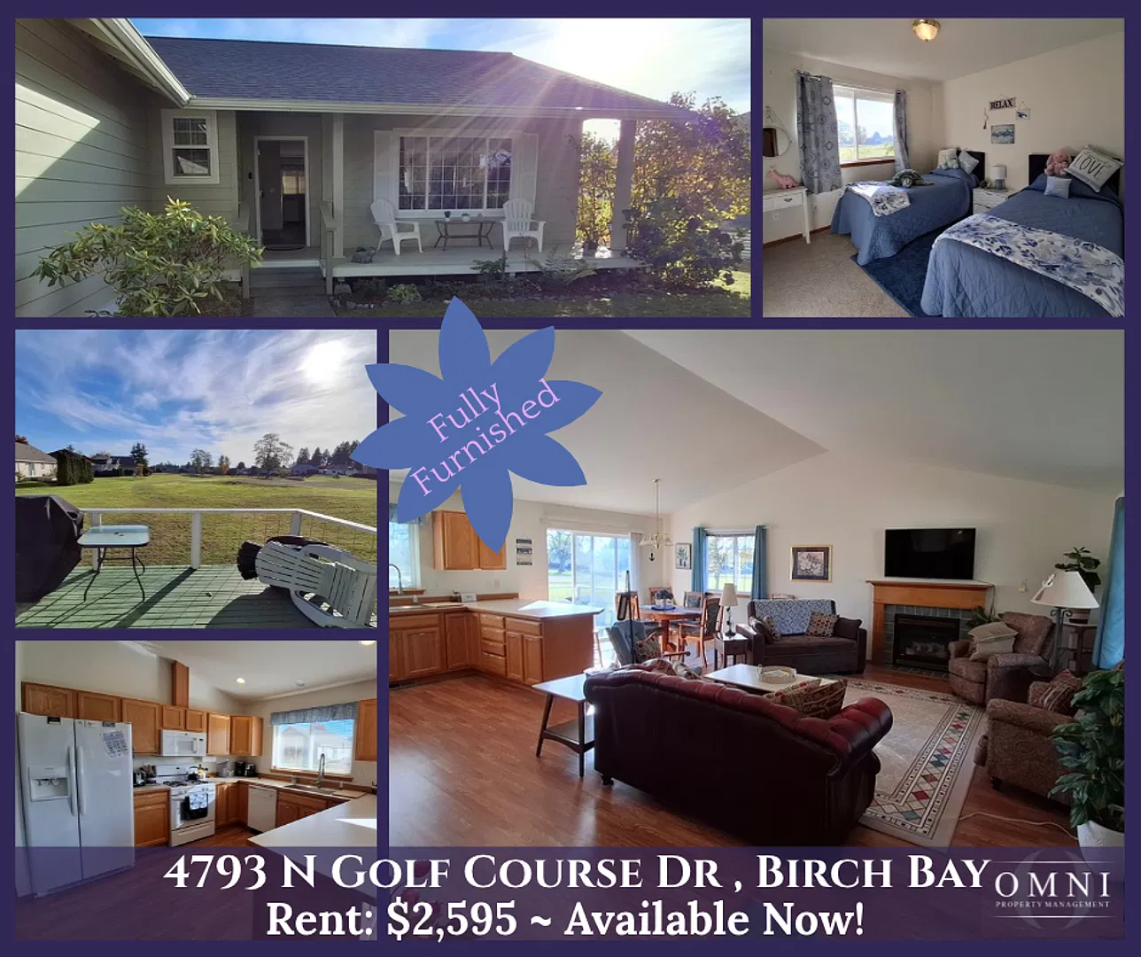 Furnished - 3 Bedroom Rambler In Gated Community - Sea Links — Photo 1
