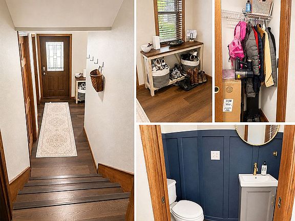 Entry way & half bath