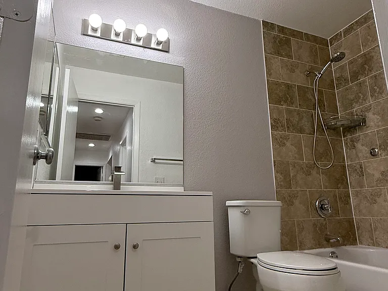 Hallway bathroom