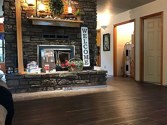 Fireplace During Remodel 