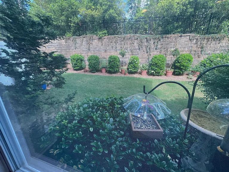 Look out from Master bedroom window upstairs