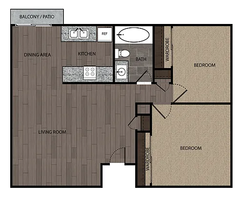 Floor plan The Green