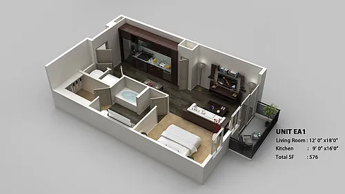 Floor plan E1