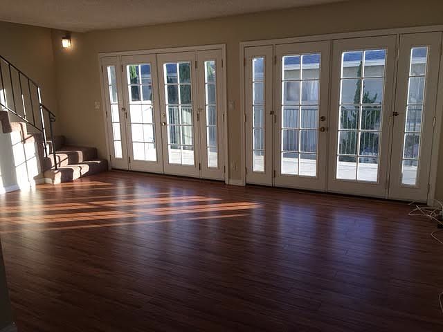 Living room opens to large Balcony
