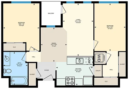 Floor plan 216 - Balloon Festival Views