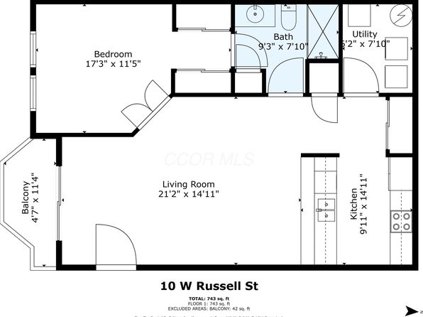 10 W Russell St, Columbus, OH 43215