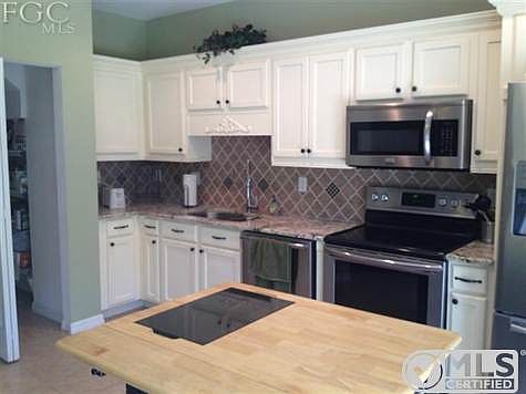 All new stainless appliances, granite counter tops,and island butcher block countertop included