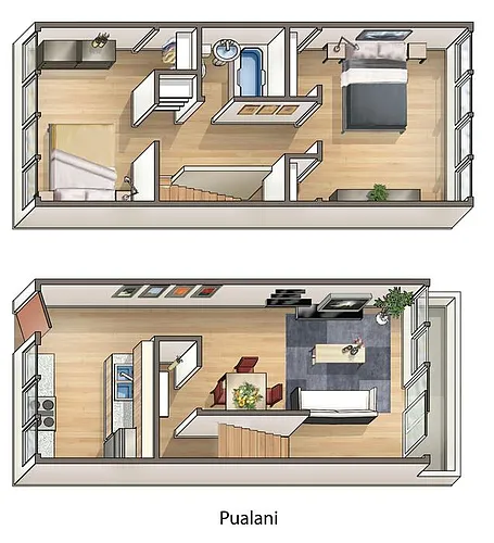 Floor plan Plumeria