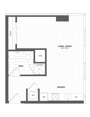 Floor plan Studio-X12