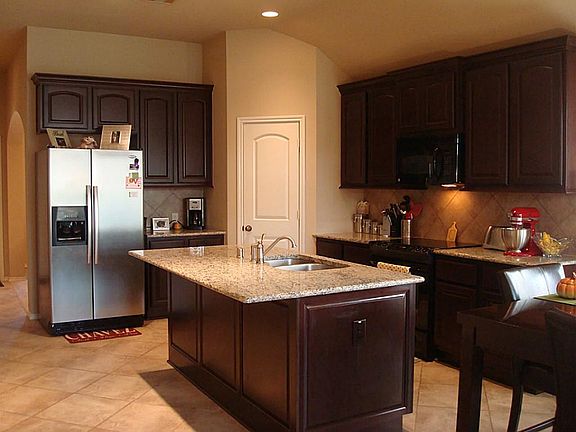 42" cabinets! Open to the family room!