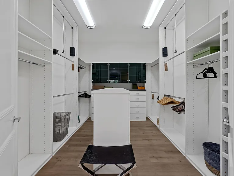 Primary walk in closet
