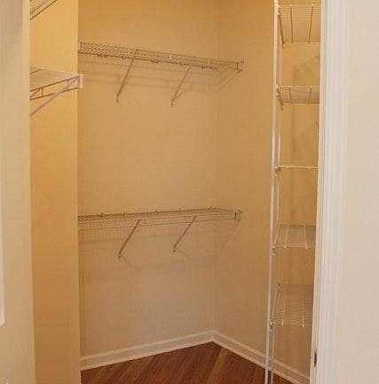 Spacious closet