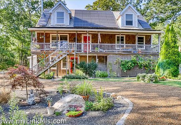 Large covered porch