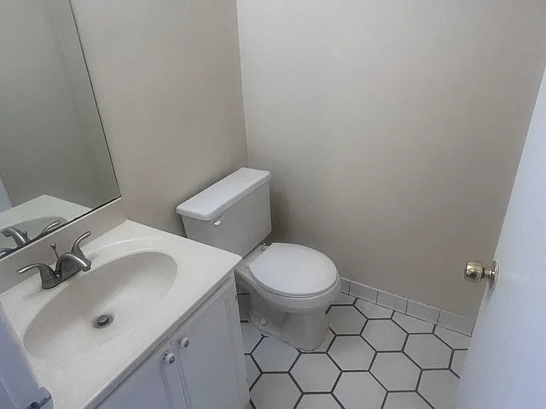 Half bath located near entry way