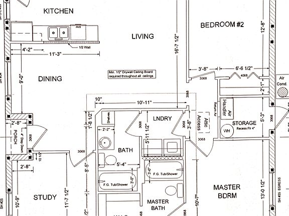 Floor plan of unit