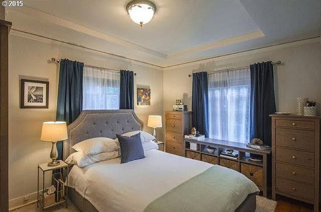Corner bedroom.