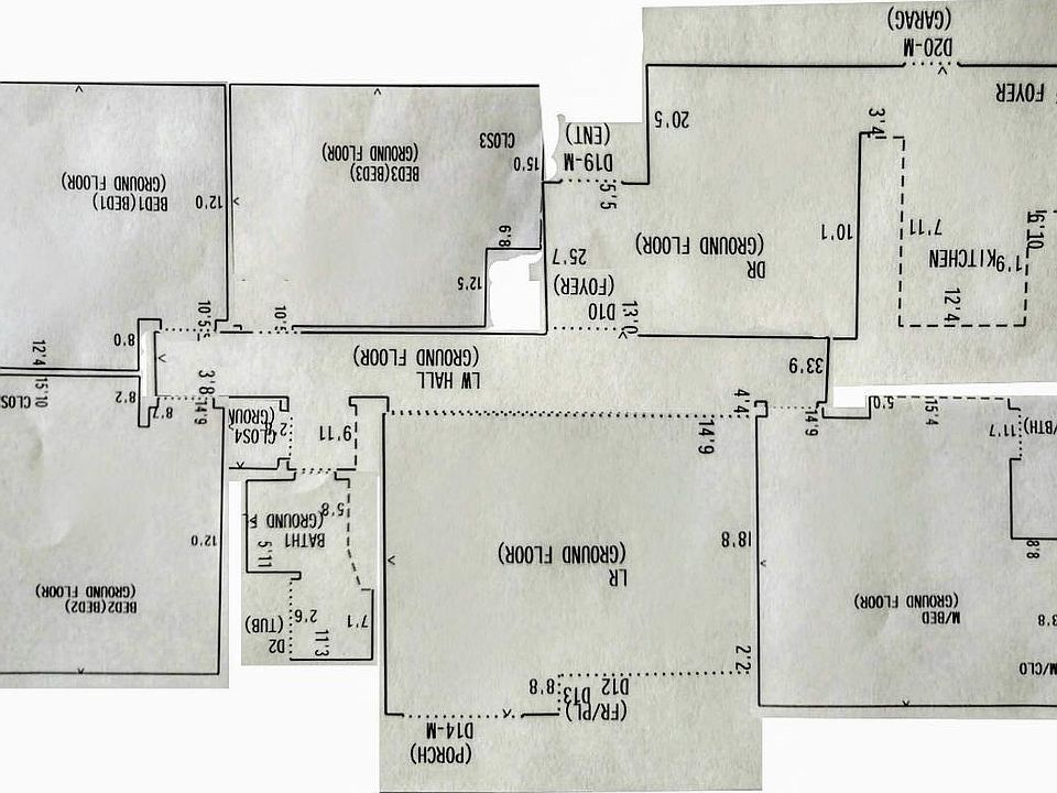 Floor plan from home Depot new carpet and flooring.Large bedrooms.