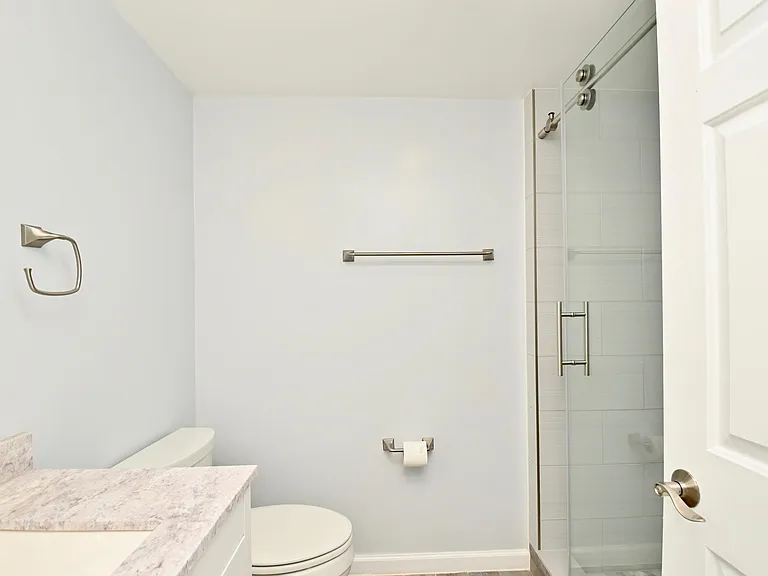 Primary bath with standup shower.