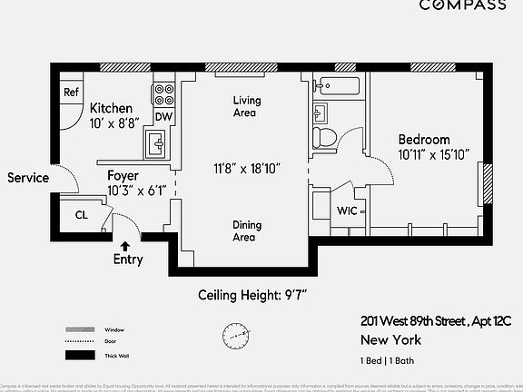 2nd image of 201 W 89th St APT 12C